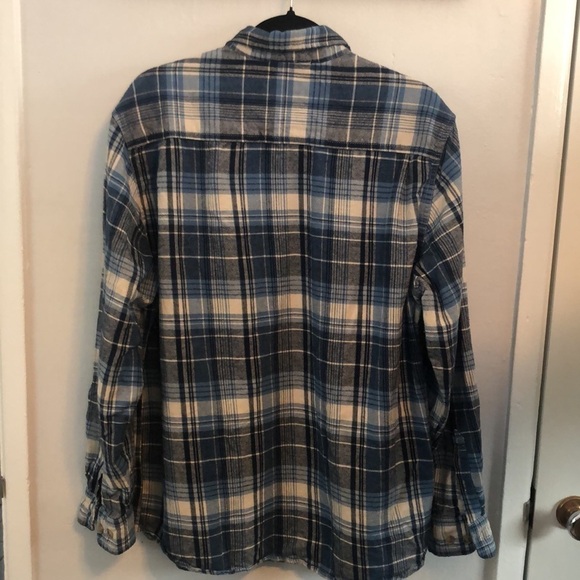 Weatherproof Original Vintage Plaid Long Sleeve Button Down Shirt Size Large - Picture 9 of 10